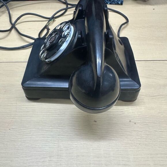 Black Bell South Rotary Dial Telephone EUC - Picture 6 of 8